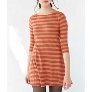 BDG boaty striped shirt mini dress